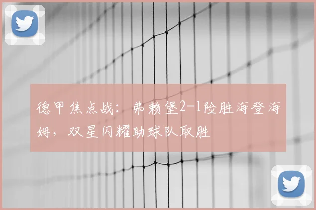德甲焦点战：弗赖堡2-1险胜海登海姆，双星闪耀助球队取胜